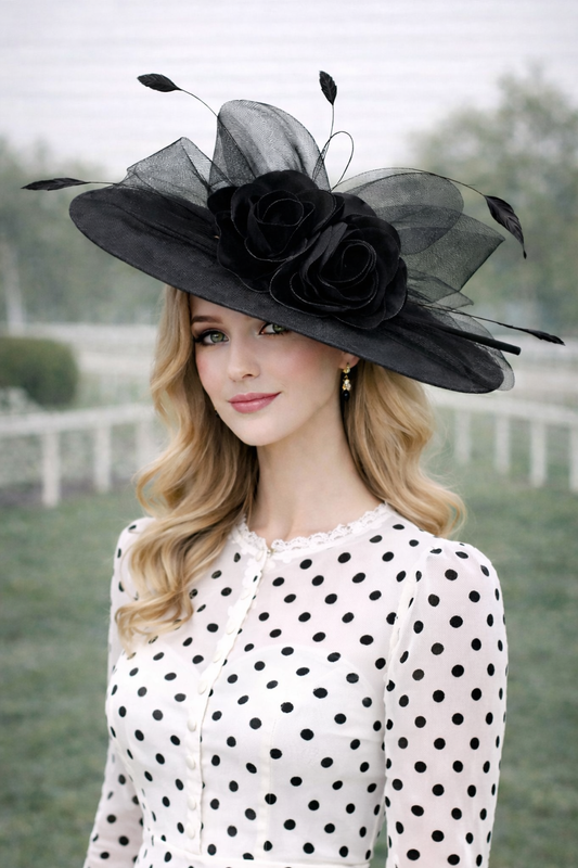 The Lady Windsor – Elegant Floral Fascinator